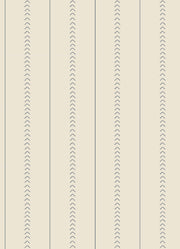 Sail Stitch Stripe -  CHARCOAL