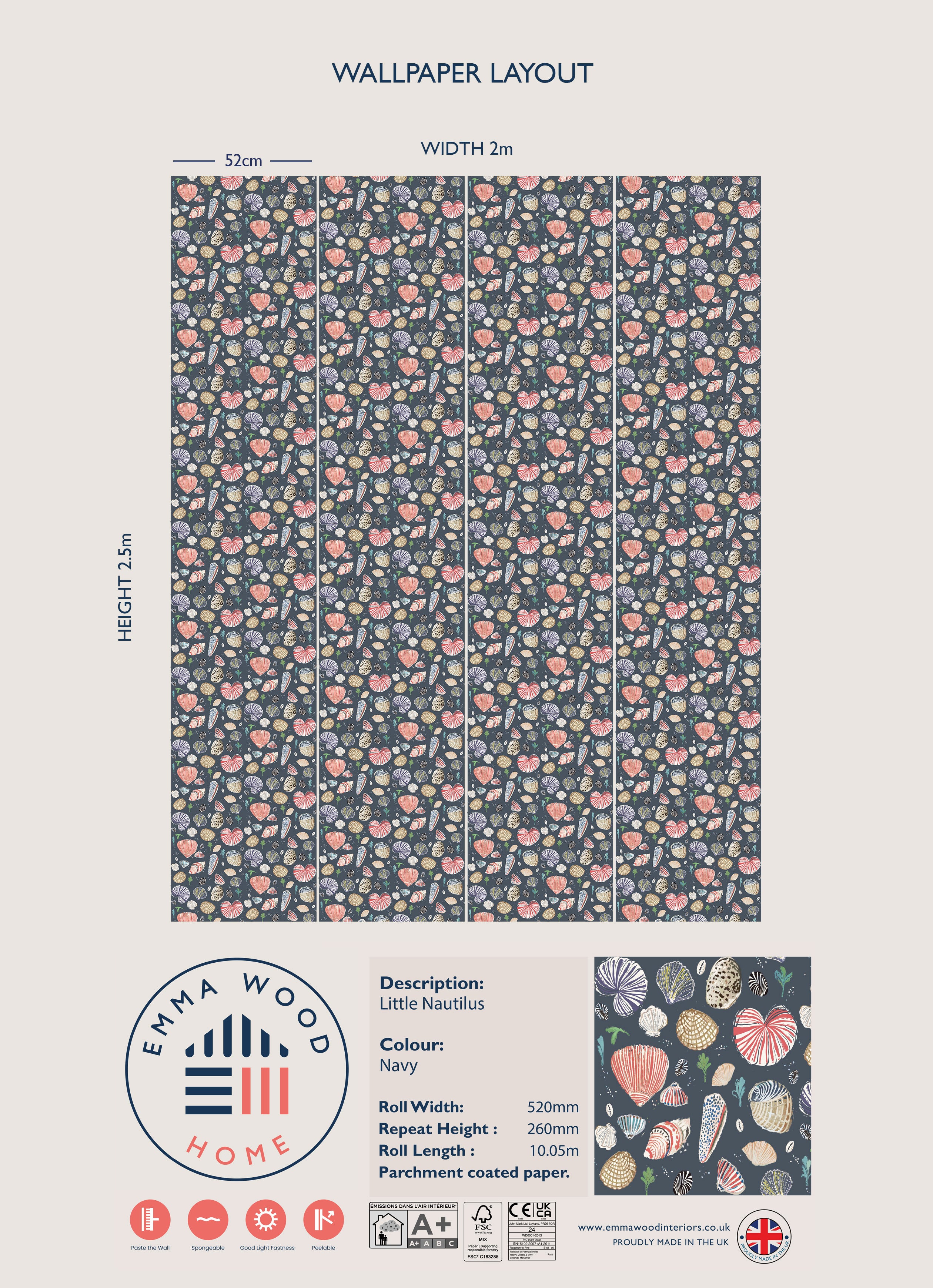 Little Nautilus - NAVY