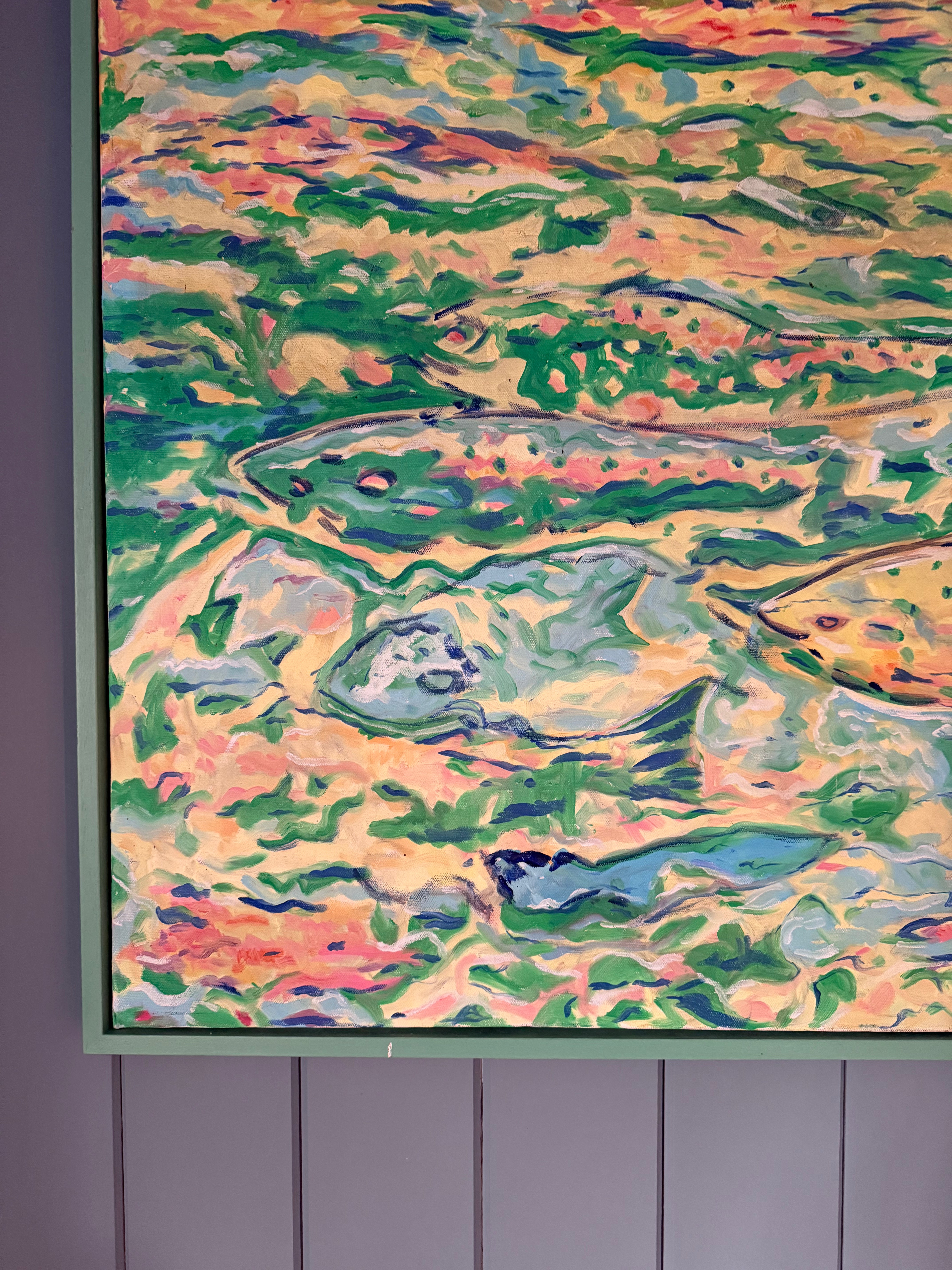 Fish in Pond - Attributed to the style of Tony O'Mally