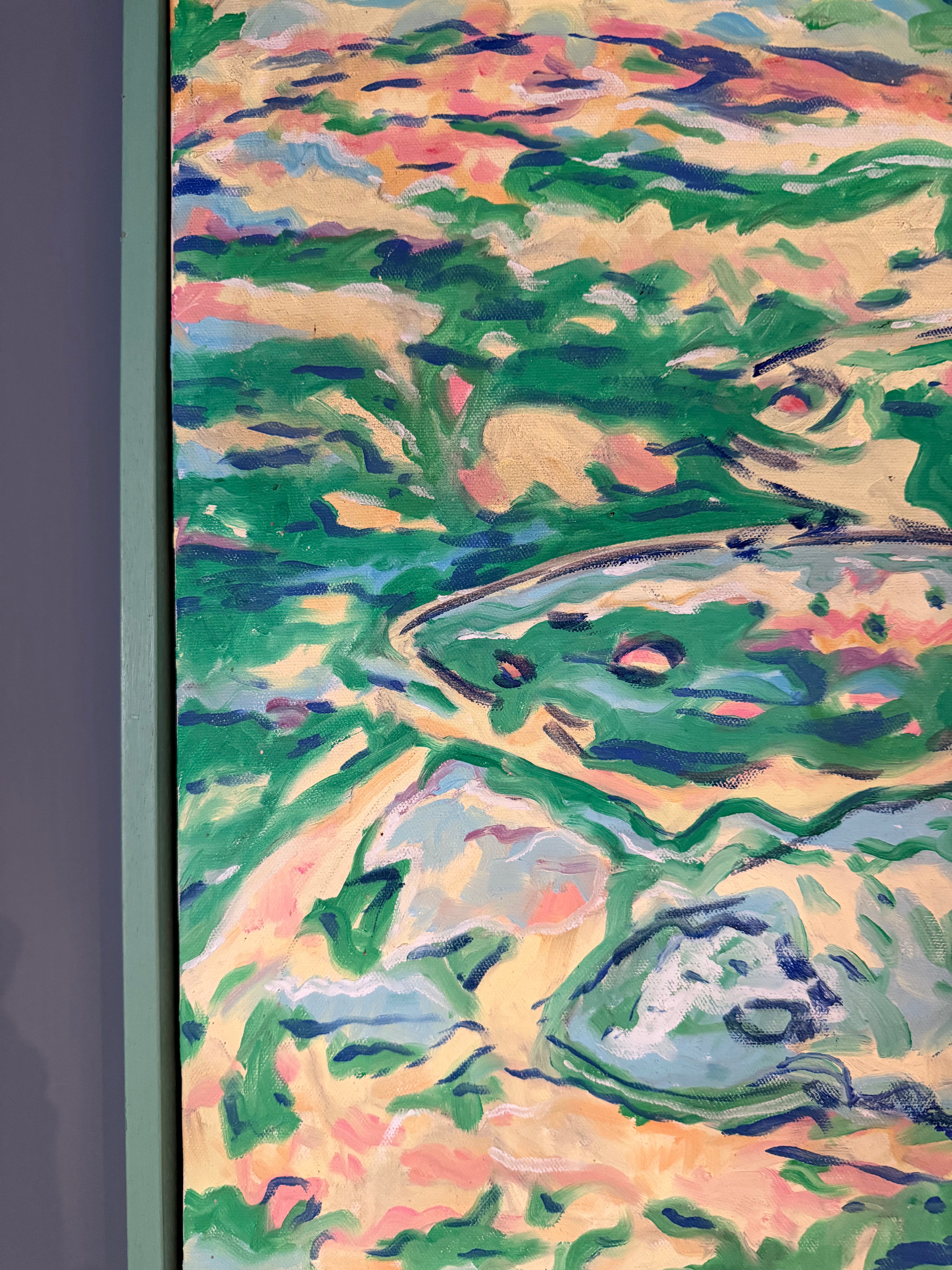 Fish in Pond - Attributed to the style of Tony O'Mally