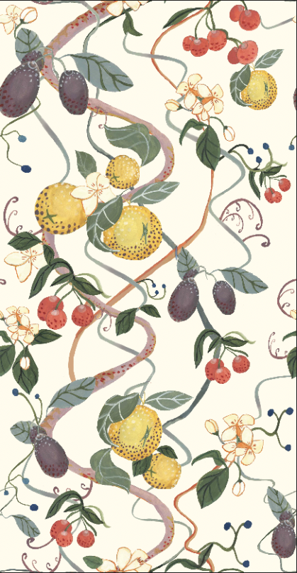 Twisted Fruits - Parchment