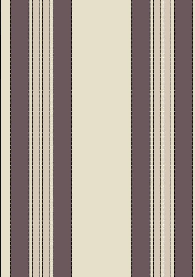 Vintage Deckchair - Damson
