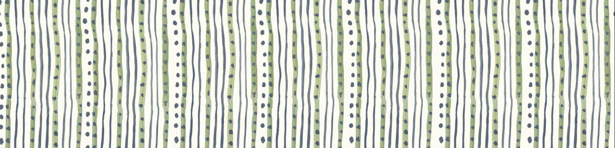 Dibble Dot Stripe - Chalk