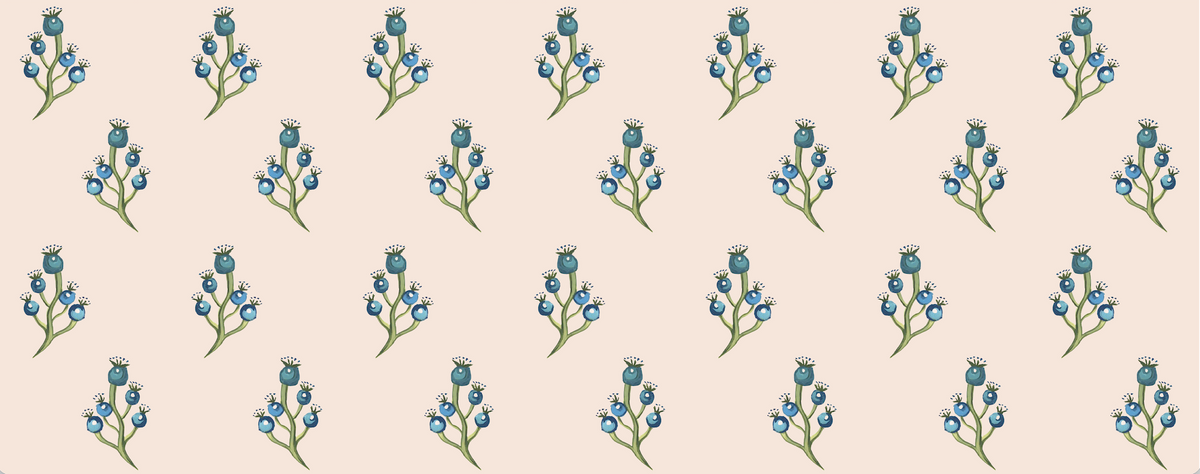 Blue Berry - Vintage Pink