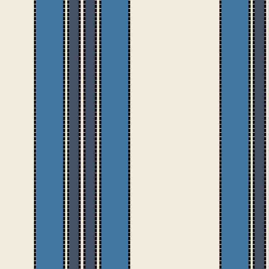 Vintage Deckchair - Cobalt Blue