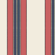 Vintage Deckchair - Coral/Navy