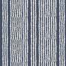 Ripple Stripe - Navy — Pure Linen White / Metre / Crib 5