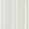 Ripple Stripe - Sand — Pure Linen White / Metre / Crib 5