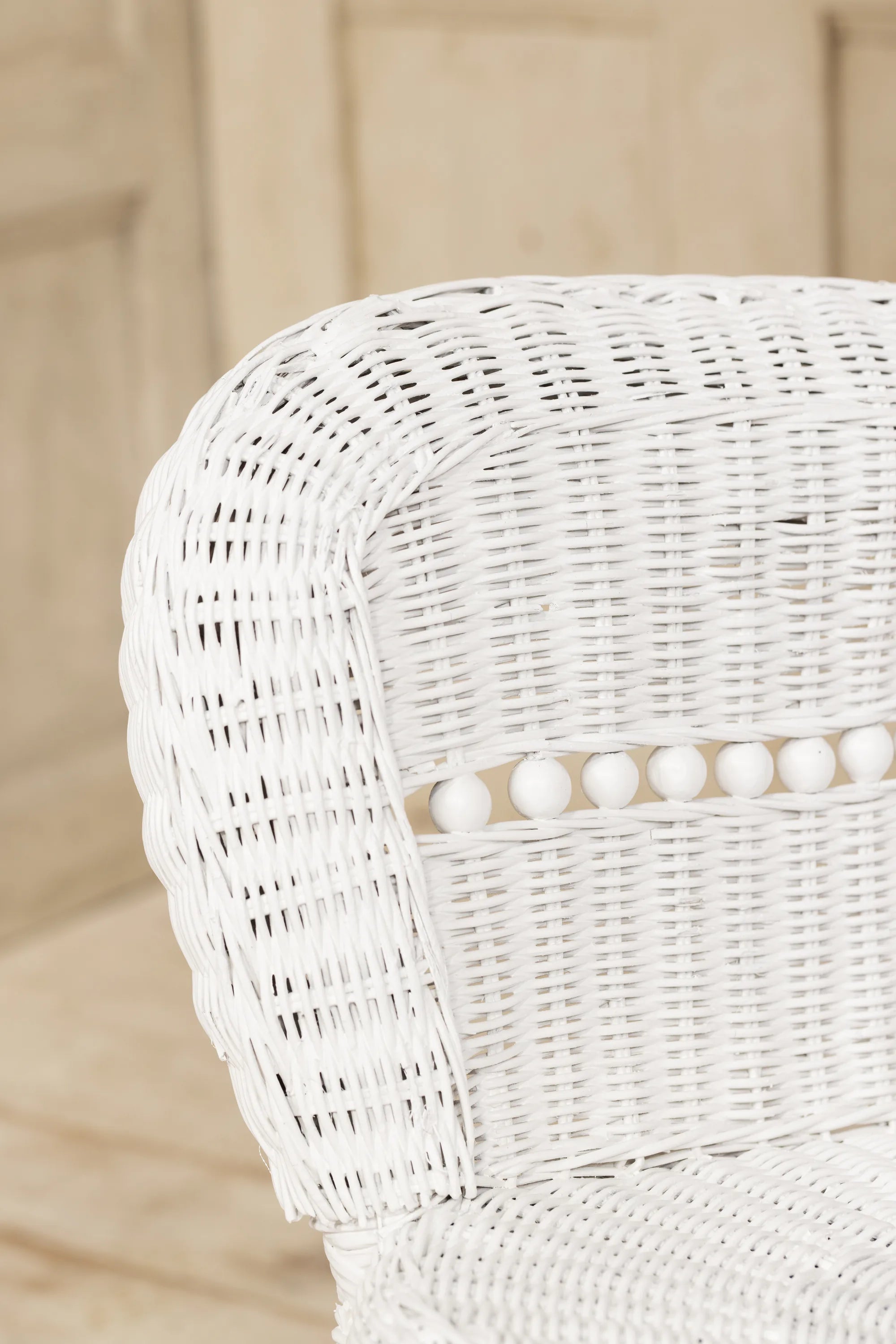 Queen of Hearts rare wicker Chair - 1890's