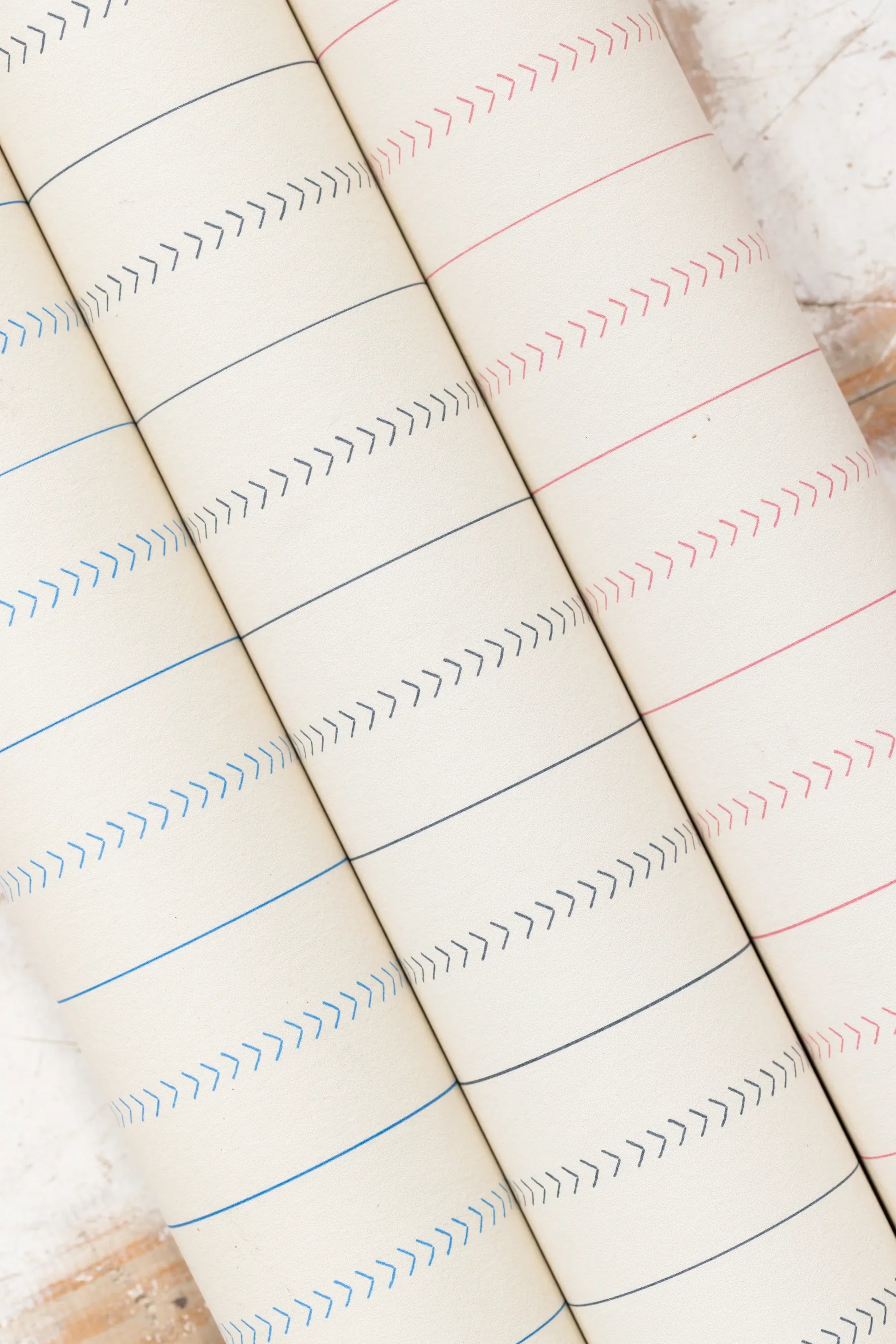 Sail Stitch Stripe - CORAL