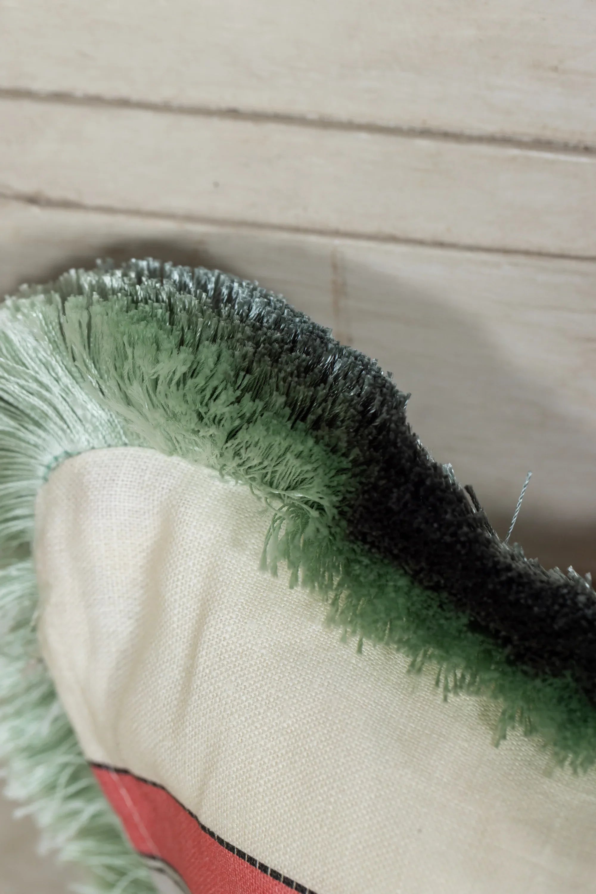 Lobster Fringed Cushion Medium