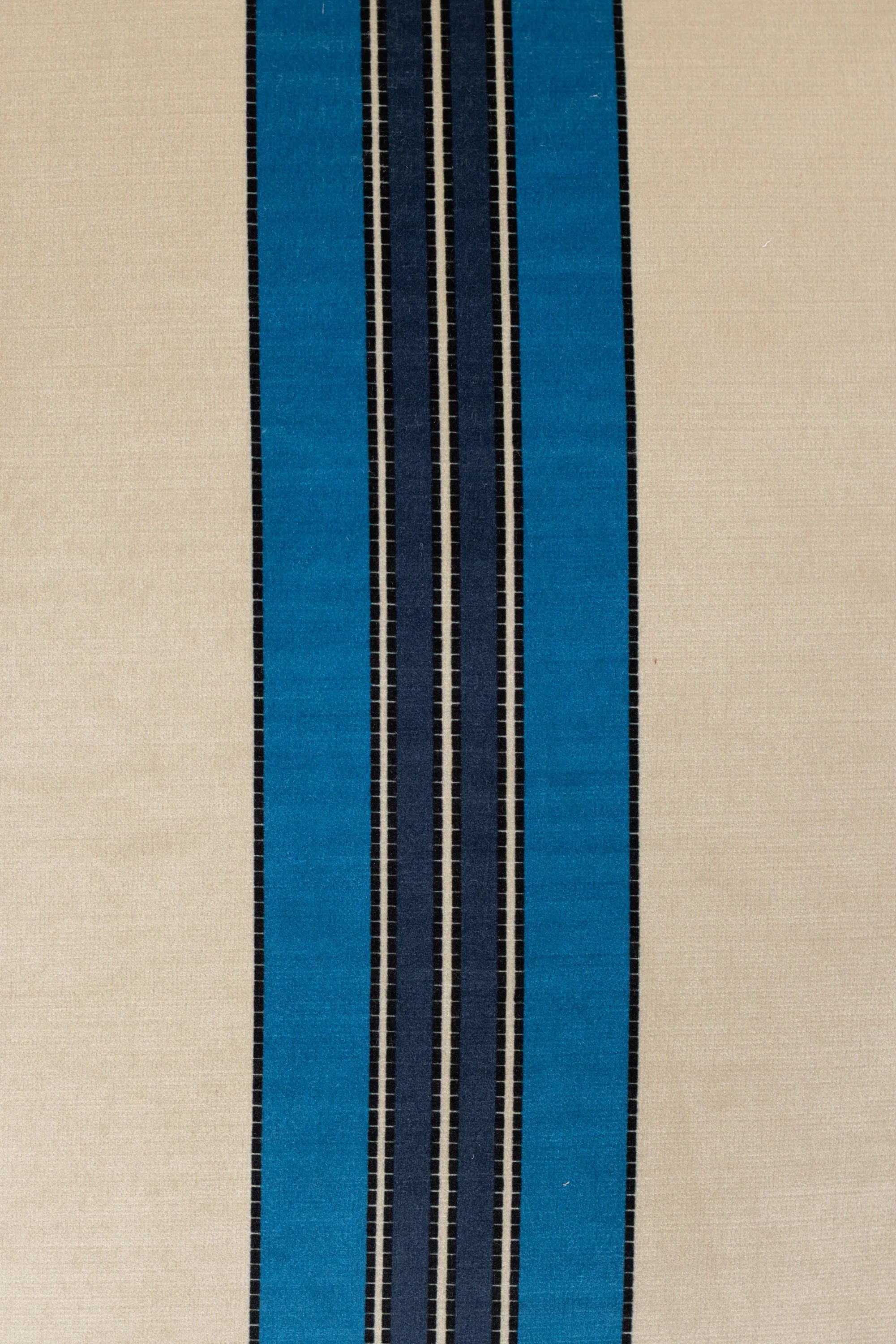 Cobalt Vintage Deckchair Self Piped Cushion Medium